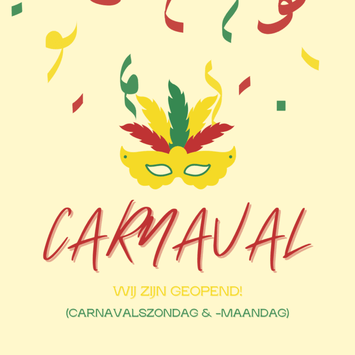 Openingstijden carnaval