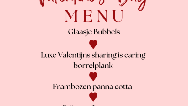 Valentijnsmenu ♥