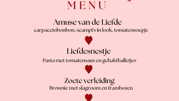 Valentijnmenu