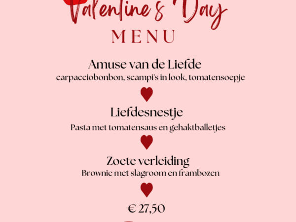 Valentijnmenu